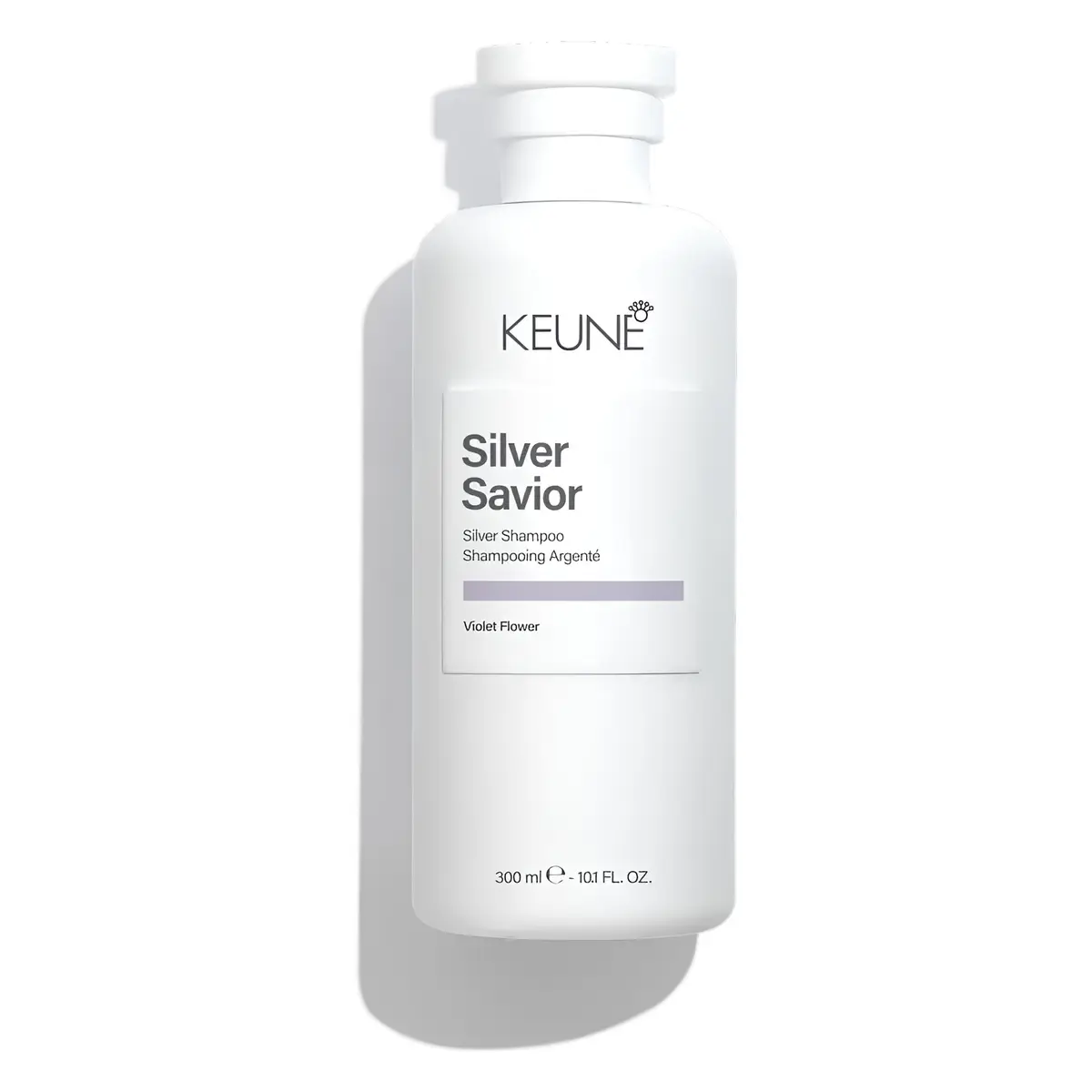 Champú violeta Keune Silver Savior para rubios y grises