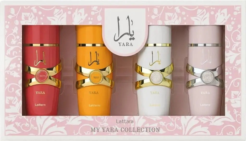 Presentación del set Lattafa Yara Collection para mujer