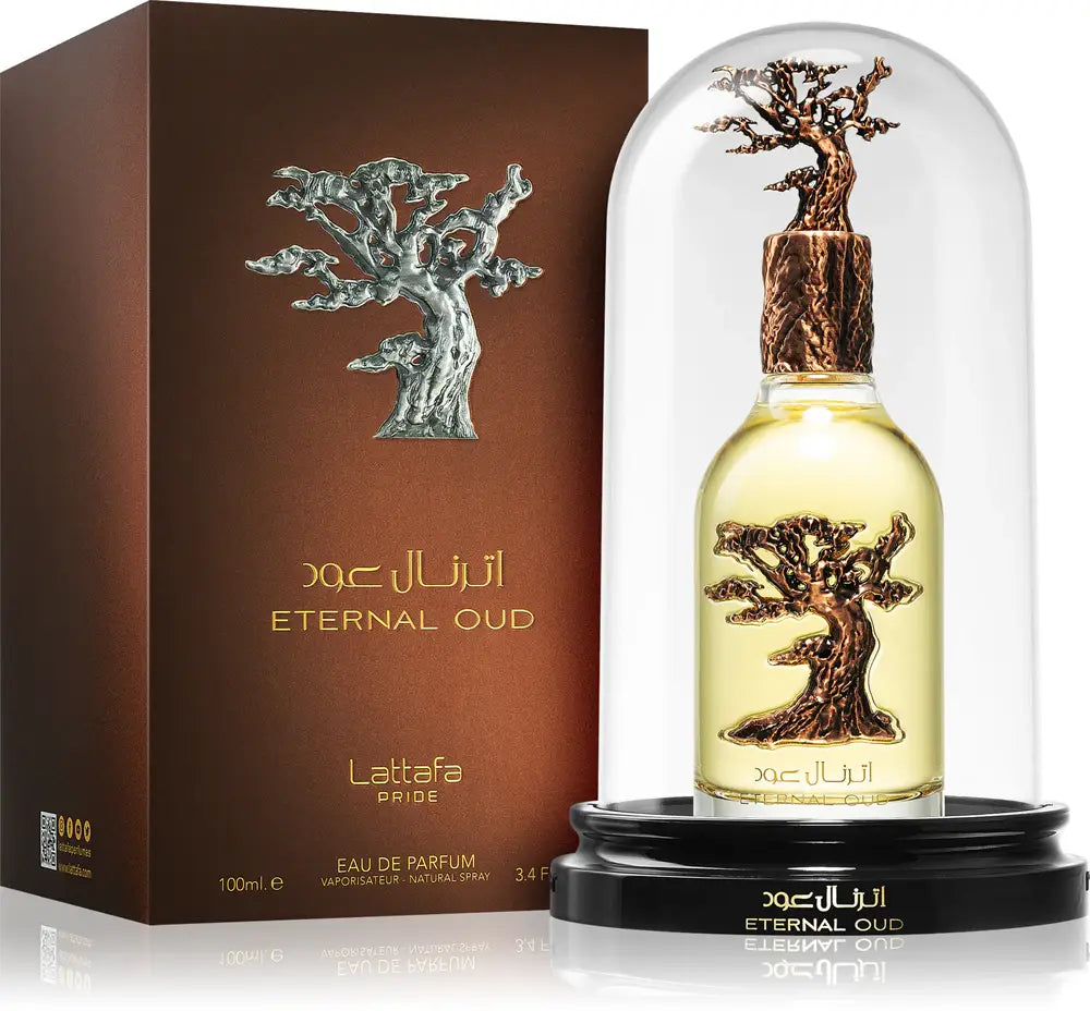 Perfume árabe con oud y ámbar Lattafa